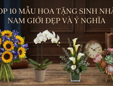 Top 10 mẫu hoa tặng sinh nhật nam giới đẹp và ý nghĩa