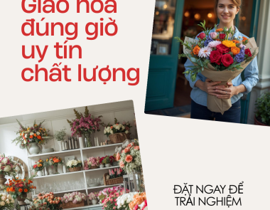 Shop hoa uy tín giao hoa đúng giờ dịp cao điểm cuối năm