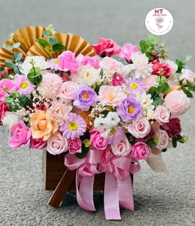 Hoa để bàn mix