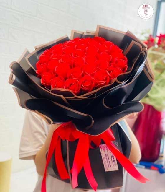 Hoa sáp hồng đỏ 8/3
