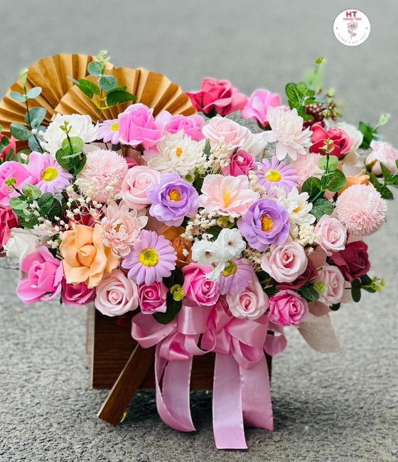 Hoa để bàn mix