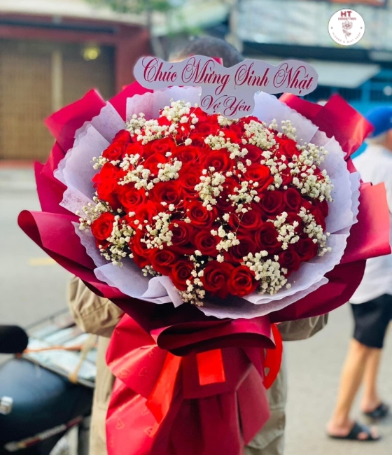 Hoa bó tròn đẹp